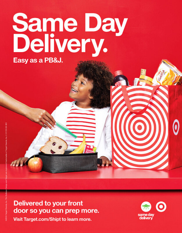 Ejemplo de anuncio de Target AIDA